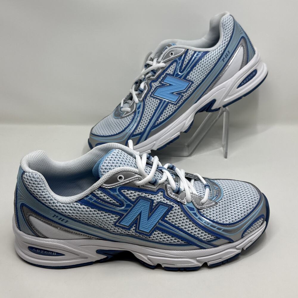New Balance 740 Men's Running Size 12 Blue / White / Silver Athletic Sneakers